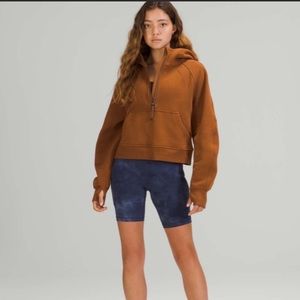 Lululemon Scuba Oversized Half-Zip Hoodie Copper Brown